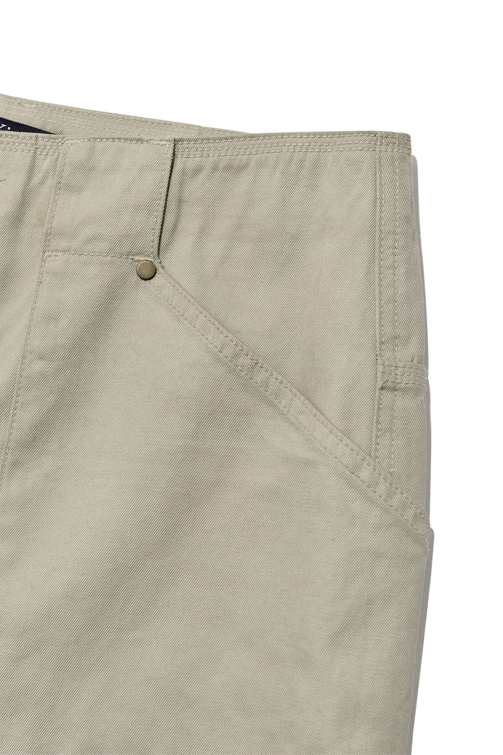 Matin Kim - Coated Cotton Bermuda Pants (Beige) product image 4 | TRAB K-Fashion Australia