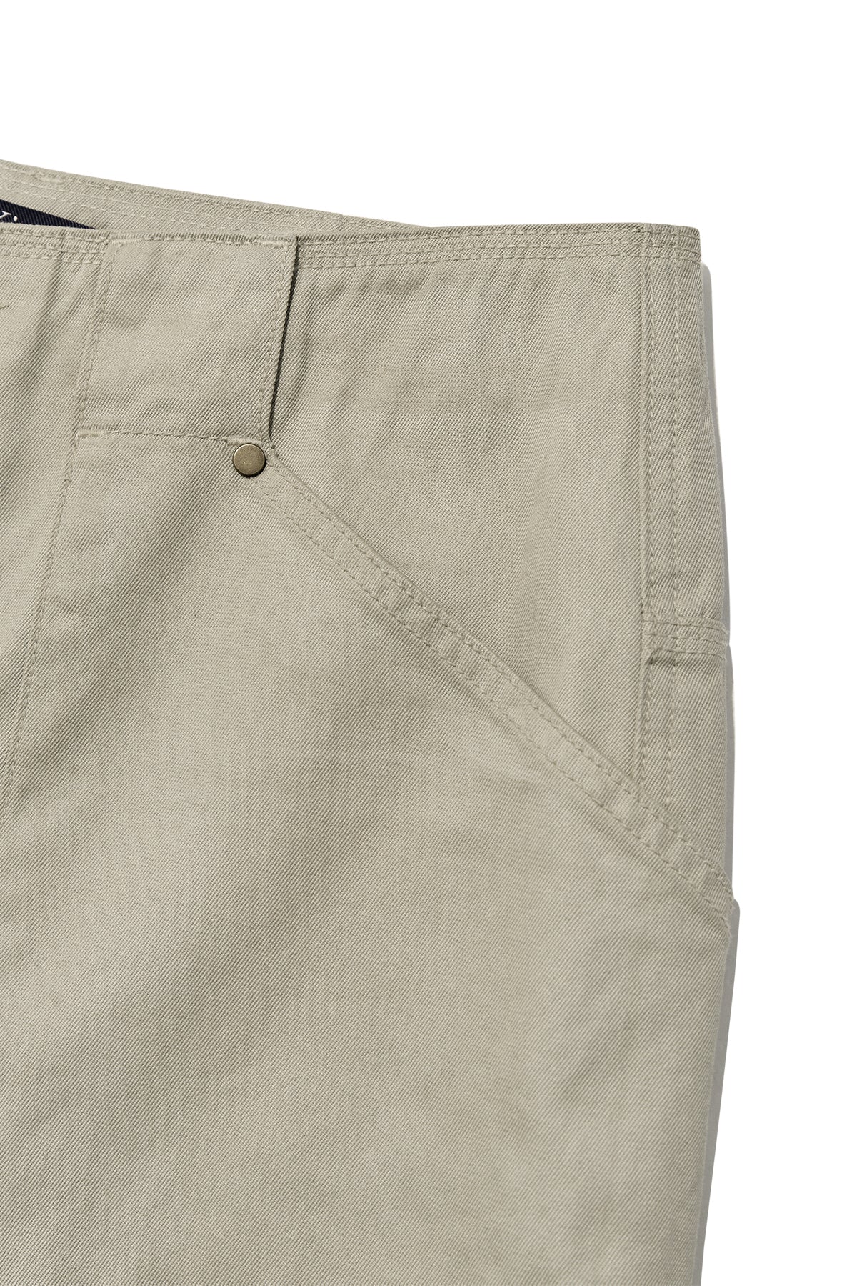 Matin Kim - Coated Cotton Bermuda Pants (Beige) product image 4 | TRAB K-Fashion Australia