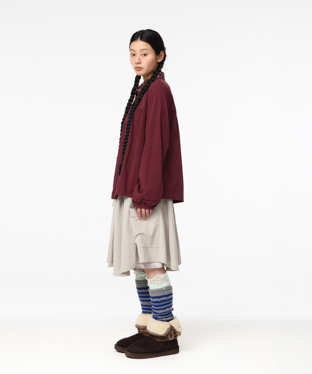 Coyseio - Graphic Round Collar Shirt (Wine) product image 11 | TRAB K-Fashion Australia