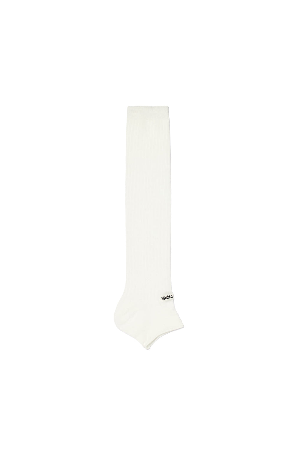 Matin Kim - Soft Warmer Half Knee Socks (White) product image 1 | TRAB K-Fashion Australia
