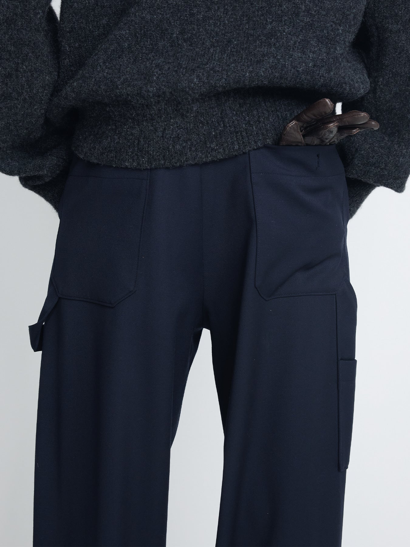 Tonywack - Wool Carpenter Trousers (Navy) product image 8 | TRAB K-Fashion Australia
