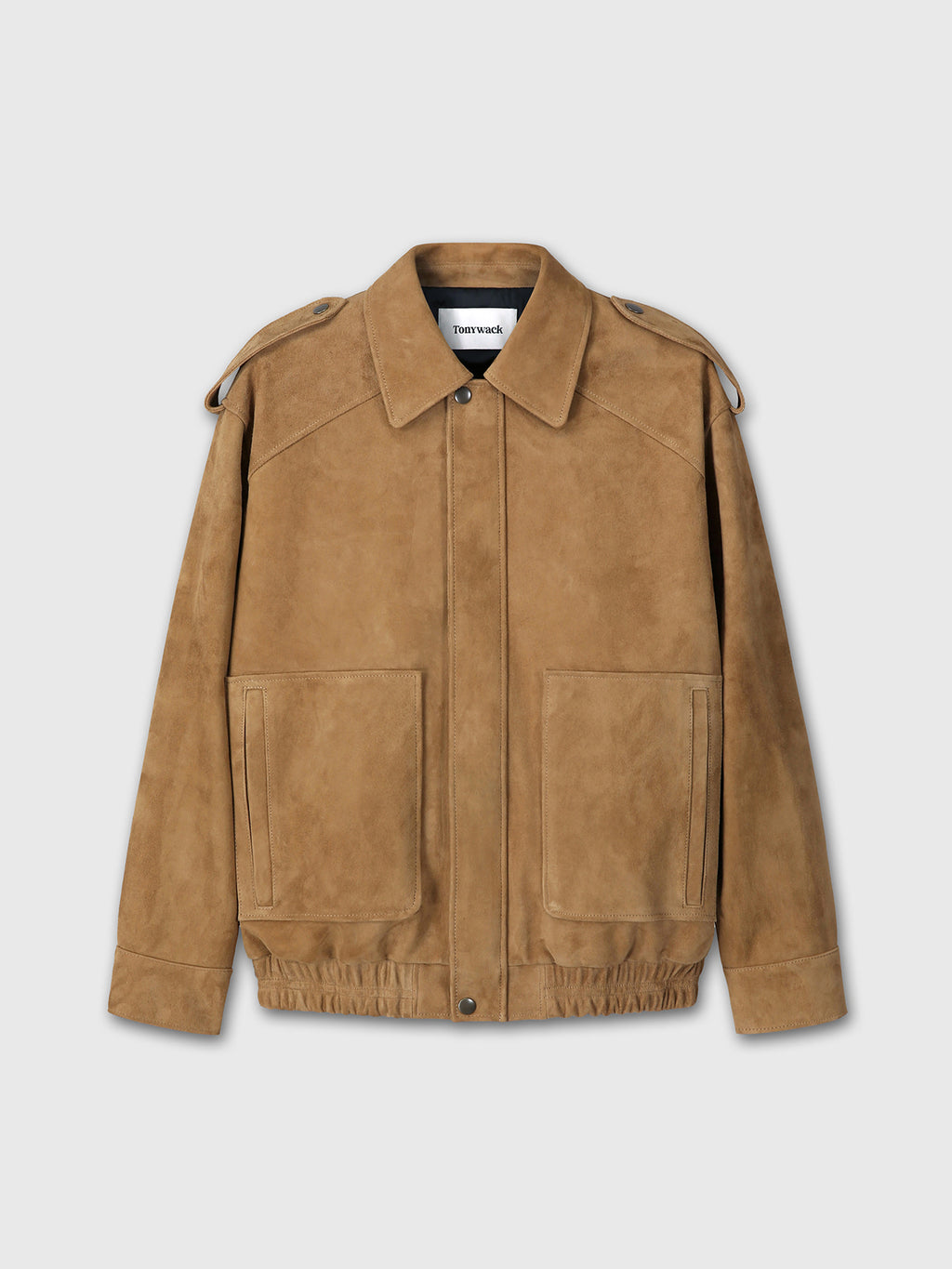 Tonywack - Goat Suede Bomber Jacket (Camel) product image 8 | TRAB K-Fashion Australia
