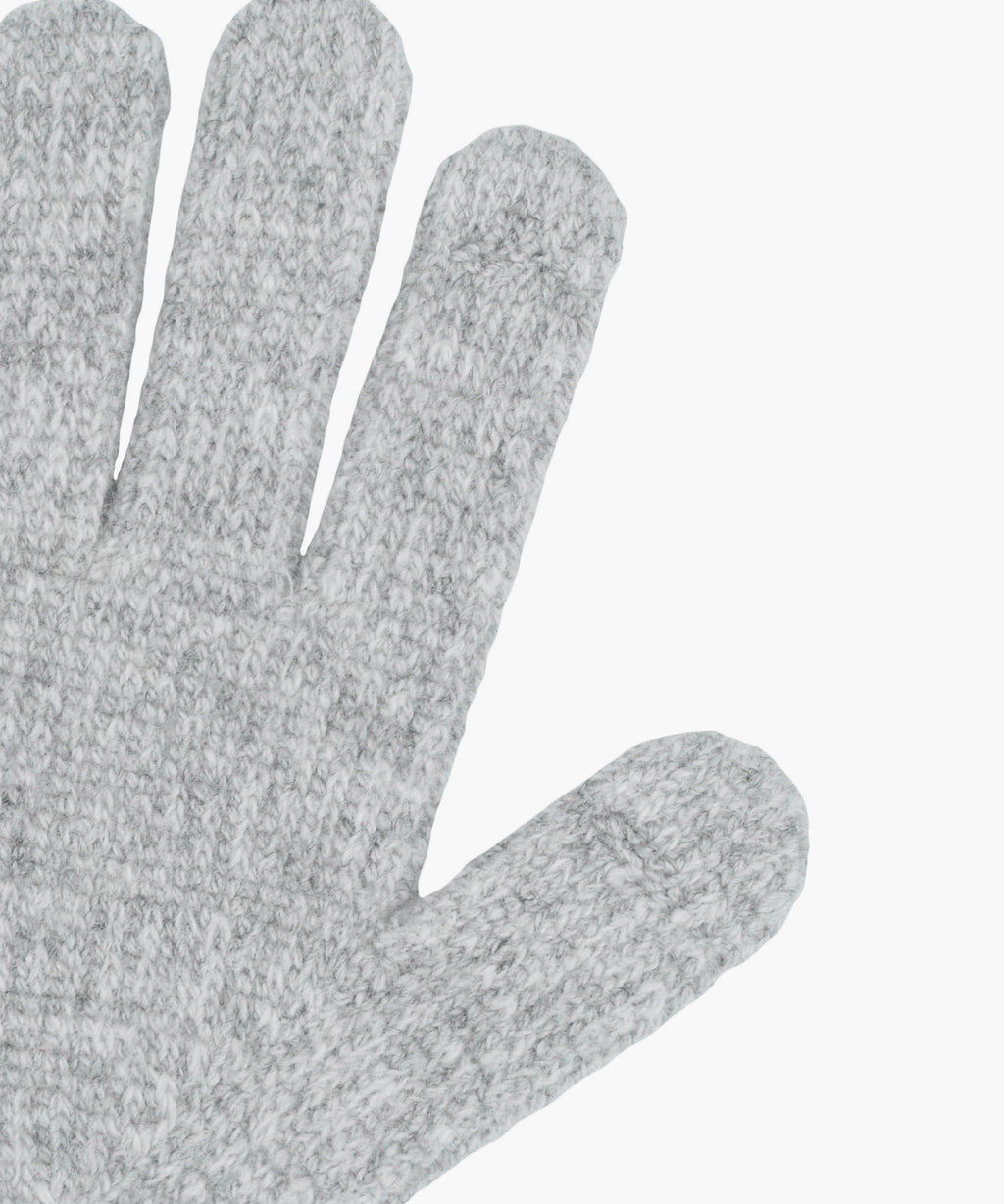Marithe & Francois Girbaud - Classic Logo Knit Glove (Light Gray) product image 4 | TRAB K-Fashion Australia