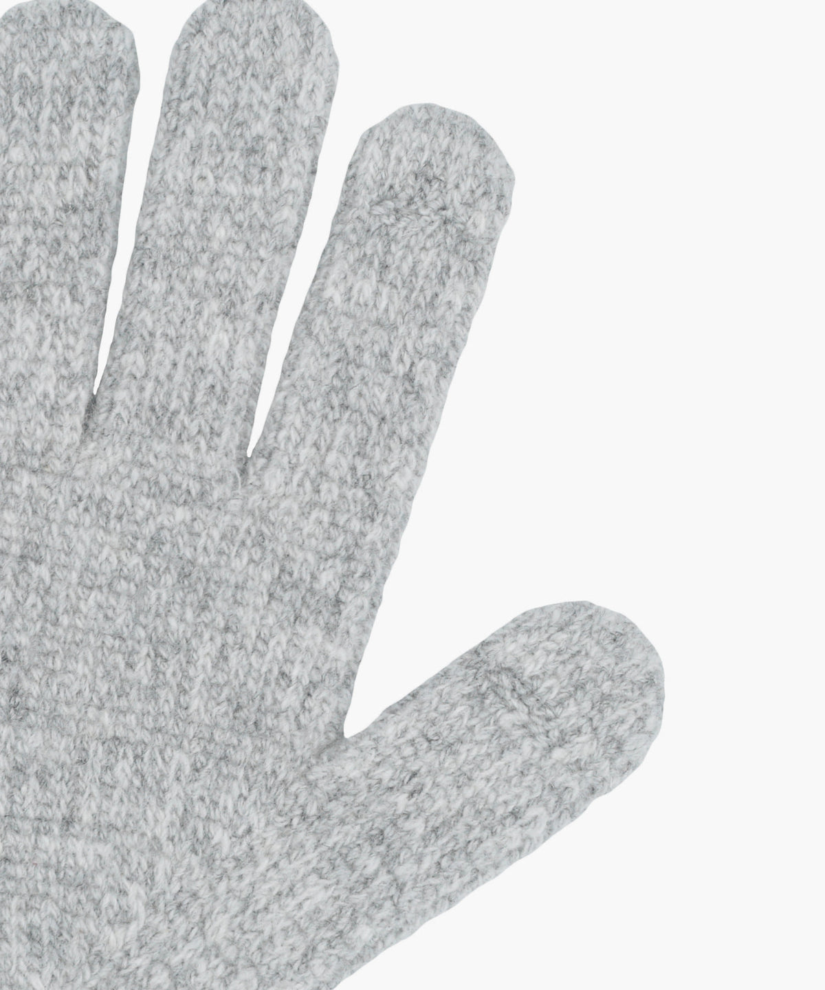 Marithe & Francois Girbaud - Classic Logo Knit Glove (Light Gray) product image 4 | TRAB K-Fashion Australia