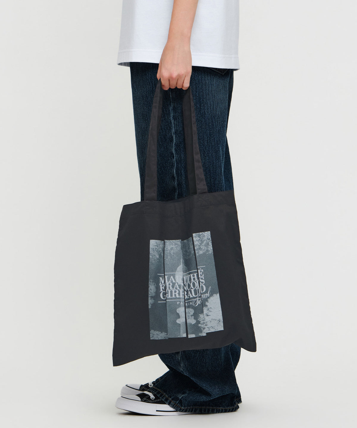 Marithe & Francois Girbaud - Seoul Exclusive Graphic Eco Bag (Charcoal) product image 6 | TRAB K-Fashion Australia
