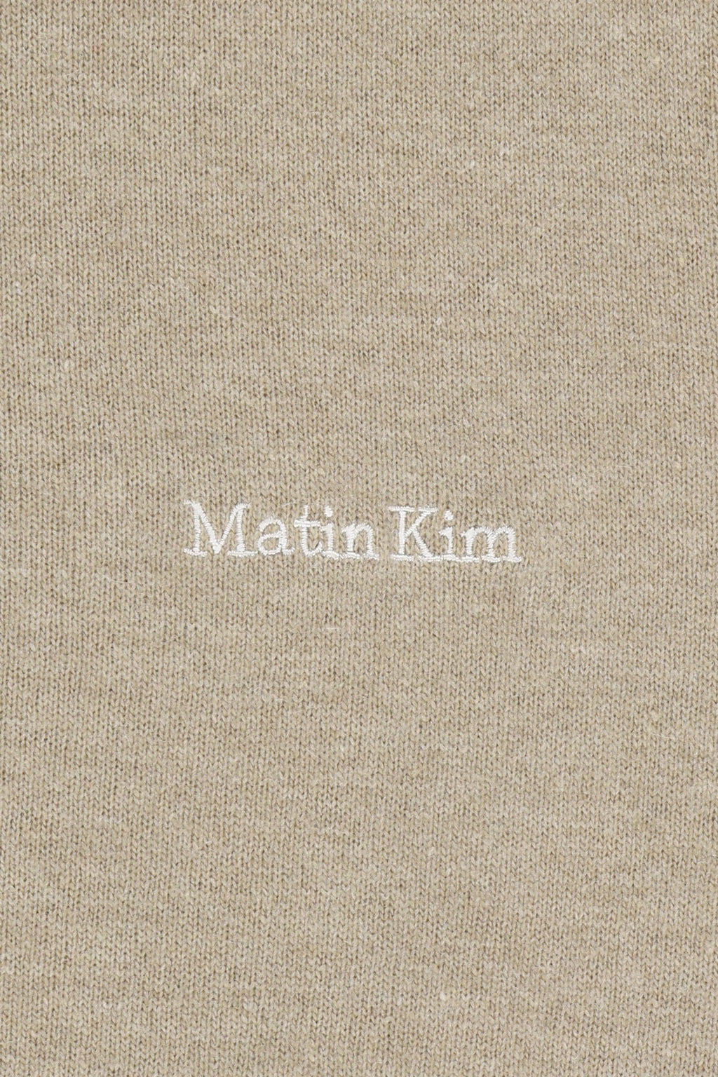 Matin Kim - Cashmere Blended Two Tone Knit Pullover (Beige) product image 5 | TRAB K-Fashion Australia