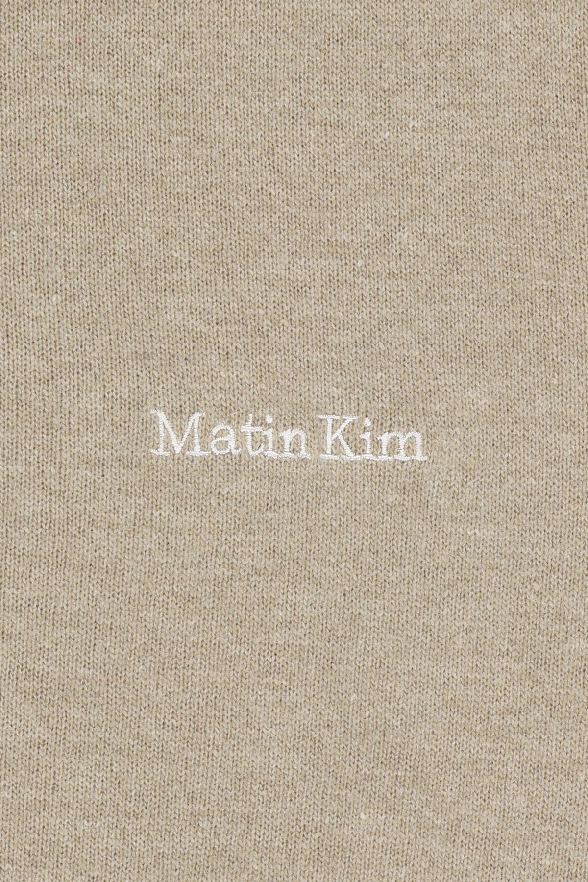 Matin Kim - Cashmere Blended Two Tone Knit Pullover (Beige) product image 5 | TRAB K-Fashion Australia