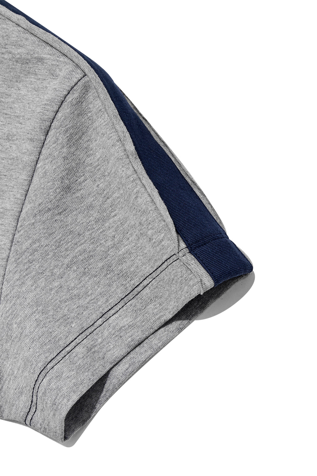 Matin Kim - Color Line Point Logo Crop Top (Grey) product image 4 | TRAB K-Fashion Australia