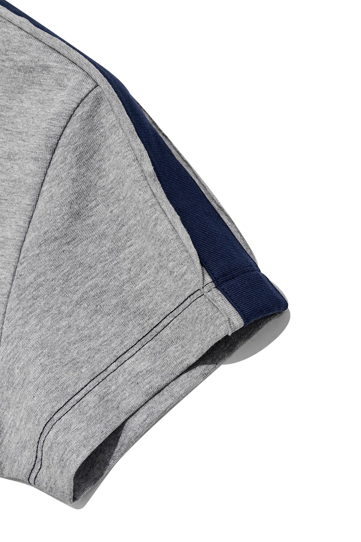 Matin Kim - Color Line Point Logo Crop Top (Grey) product image 4 | TRAB K-Fashion Australia