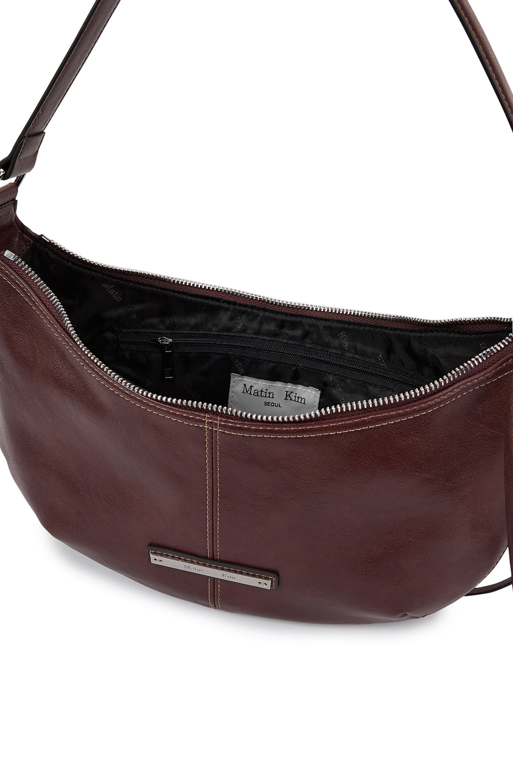 Matin Kim - Moonline Arc Hobo Bag (Brown) product image 4 | TRAB K-Fashion Australia