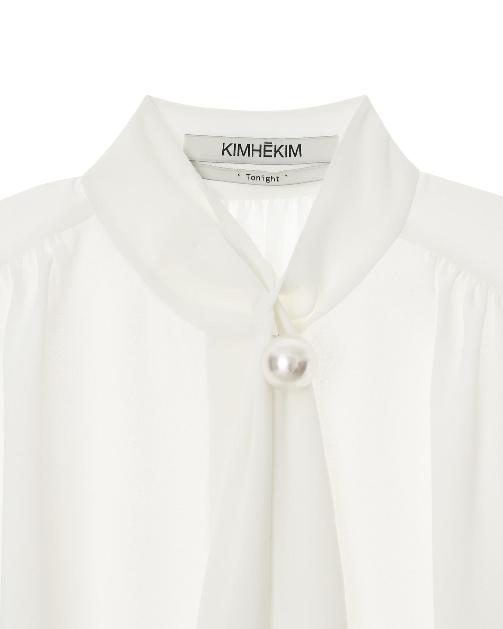 Kimhe Kim - Scarf Shirt Dress (White) product image 3 | TRAB K-Fashion Australia