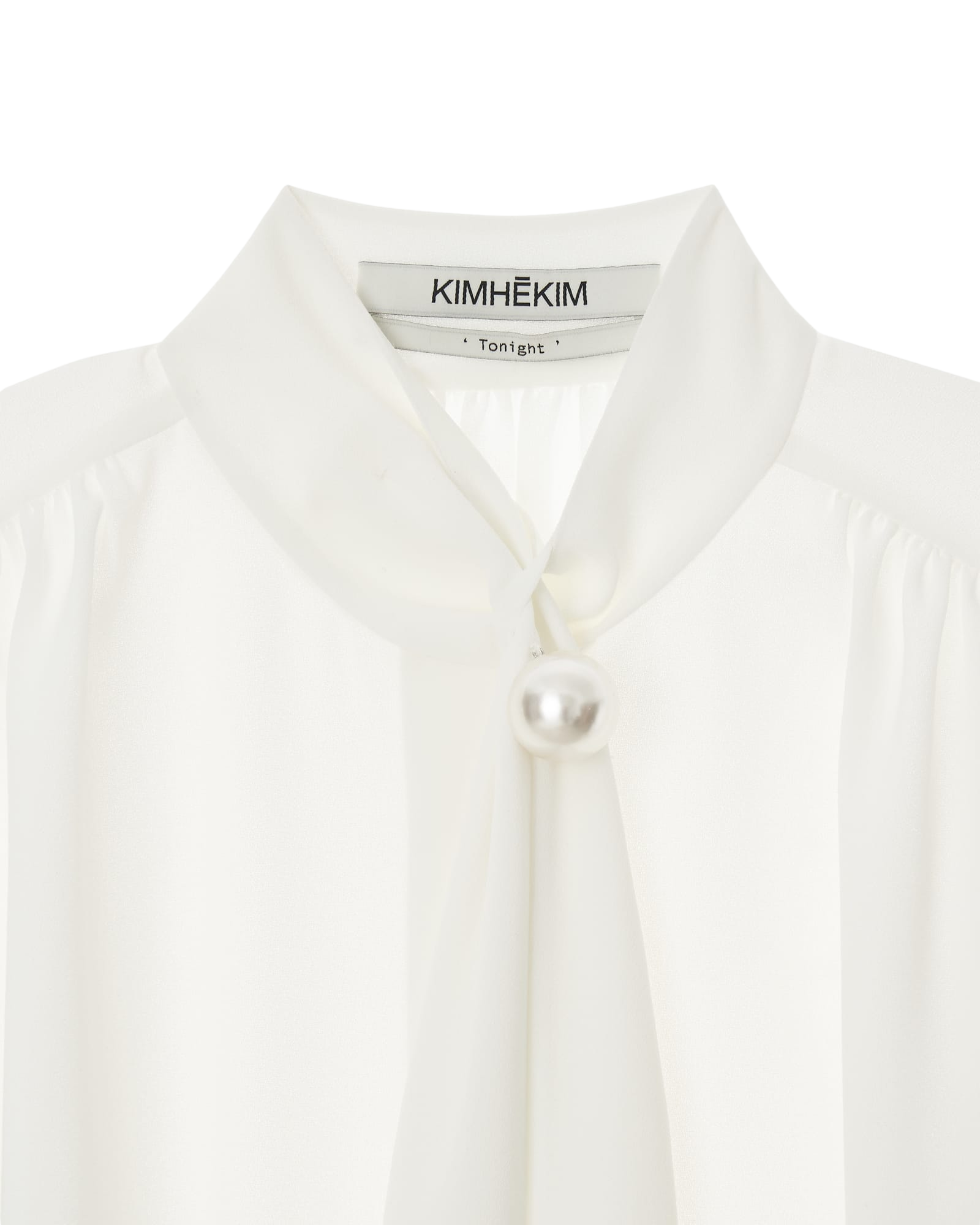 Kimhe Kim - Scarf Shirt Dress (White) product image 3 | TRAB K-Fashion Australia