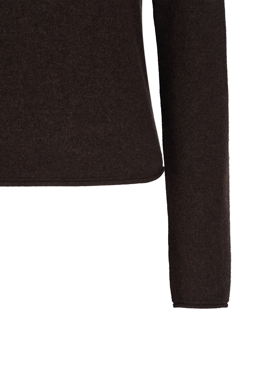 Amomento - Cashmere Half Neck Knit Top (Brown) product image 8 | TRAB K-Fashion Australia