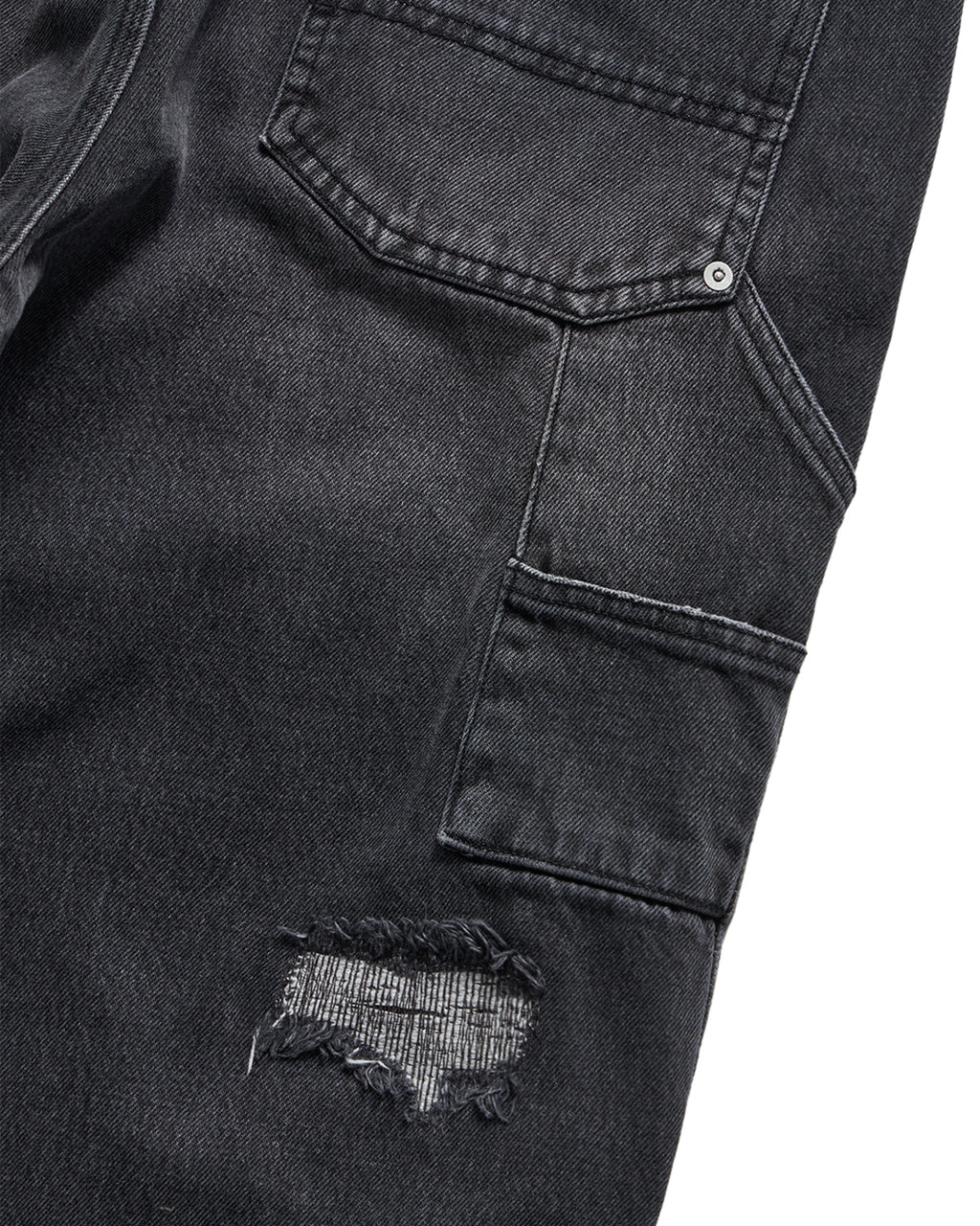 Eastlogue - Damaged Carpenter Pants (Vintage Black) product image 9 | TRAB K-Fashion Australia