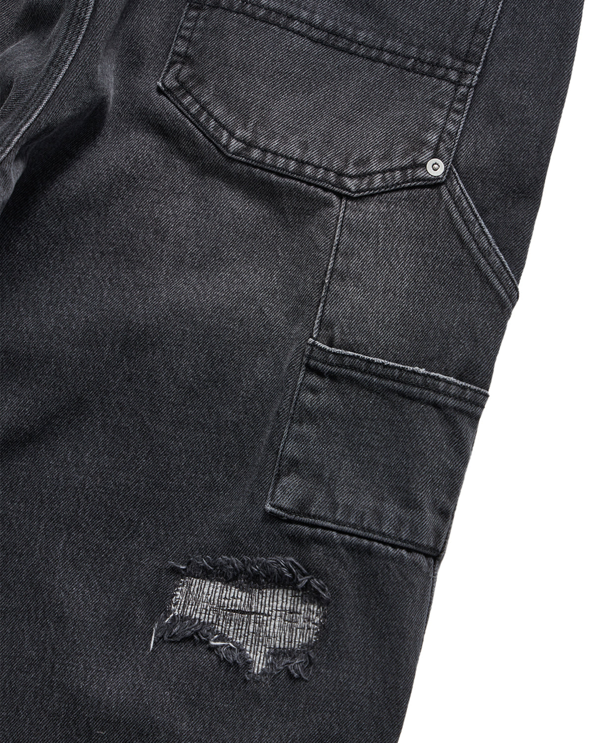 Eastlogue - Damaged Carpenter Pants (Vintage Black) product image 9 | TRAB K-Fashion Australia