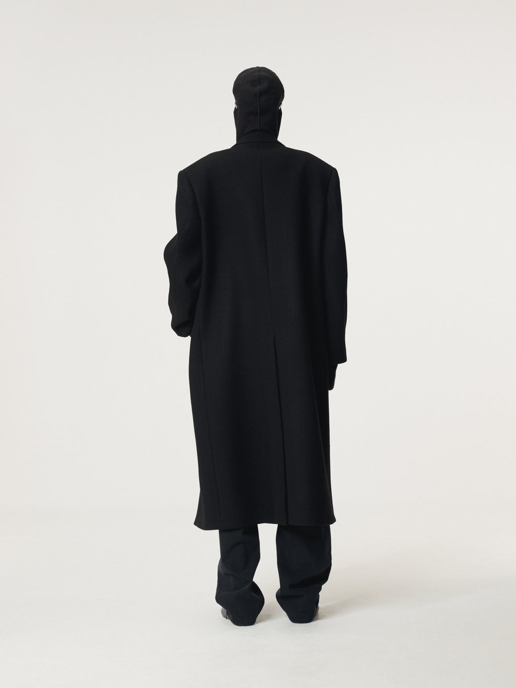 Recto - Classic Tailored Double Breasted Coat (Black) product image 3 | TRAB K-Fashion Australia