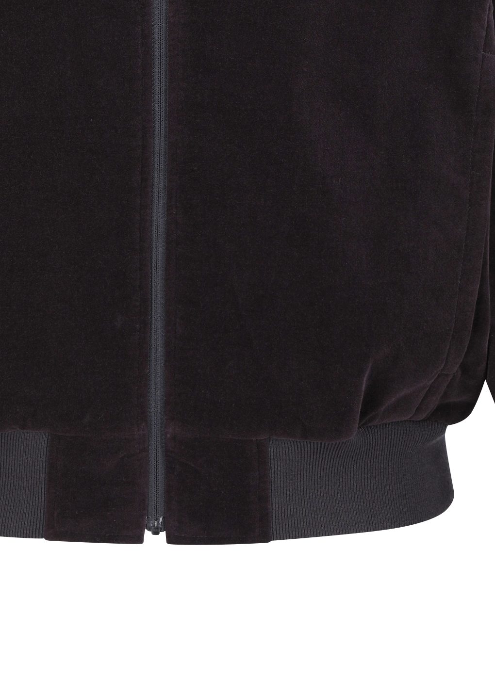 Amomento - Velvet zip up jumper (Black) product image 5 | TRAB K-Fashion Australia