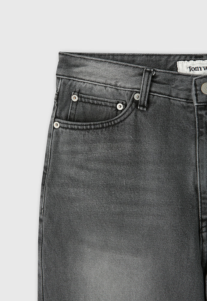 Tonywack - Twist-Cut Denim Jeans (Washed Grey) product image 8 | TRAB K-Fashion Australia