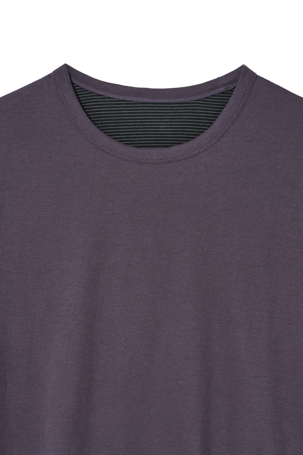 Hatchingroom - Two Face Stripe Tee 1/2 Purple (Charcoal) product image 4 | TRAB K-Fashion Australia