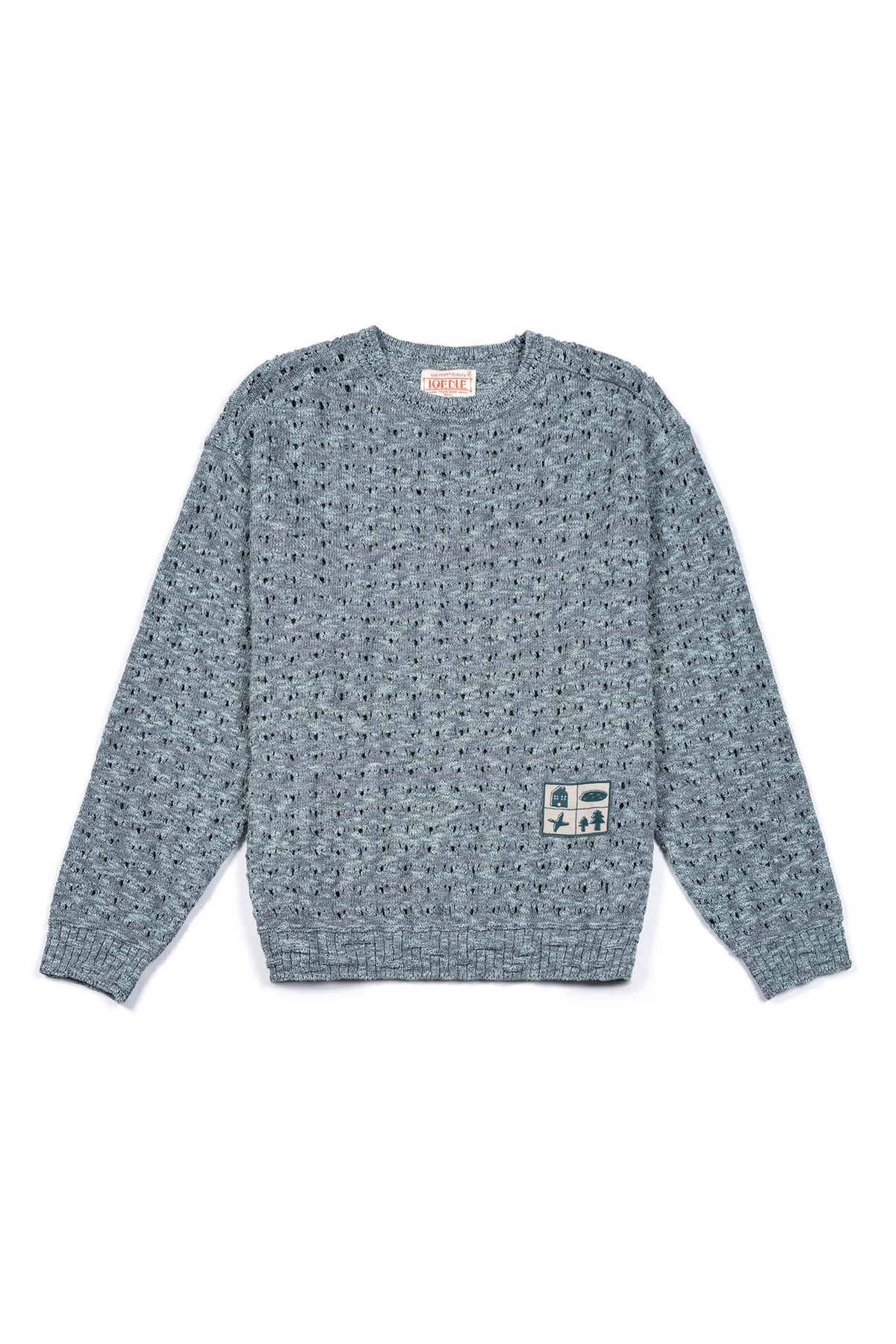 Ioedle - Window View Mesh Knit Blue (Green) product image 2 | TRAB K-Fashion Australia