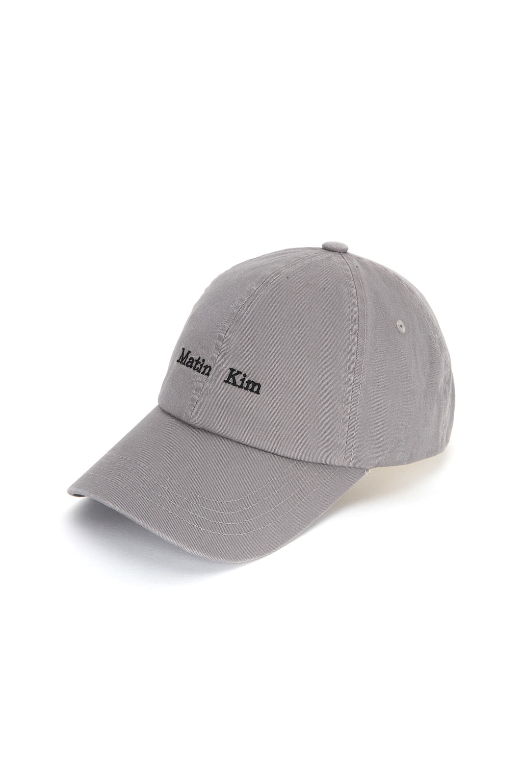 Matin Kim - Matin Mini Classic Logo Ball Cap (Grey) product image 5 | TRAB K-Fashion Australia