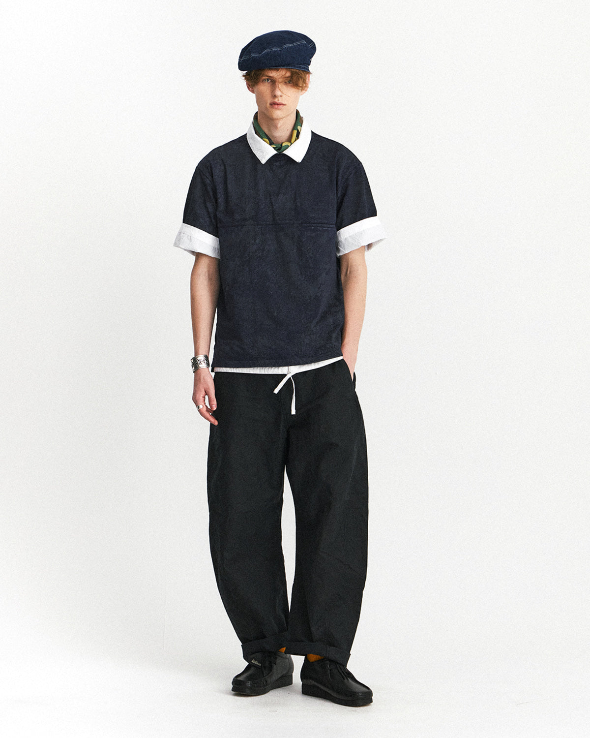 Eastlogue - Cinch Back Curved Pants (Black Linen) product image 4 | TRAB K-Fashion Australia