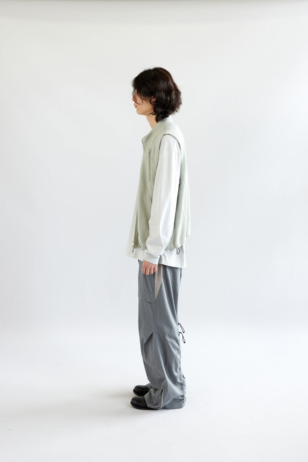 Hatchingroom - Reversible Jersey Vest Olive (Grey) product image 10 | TRAB K-Fashion Australia