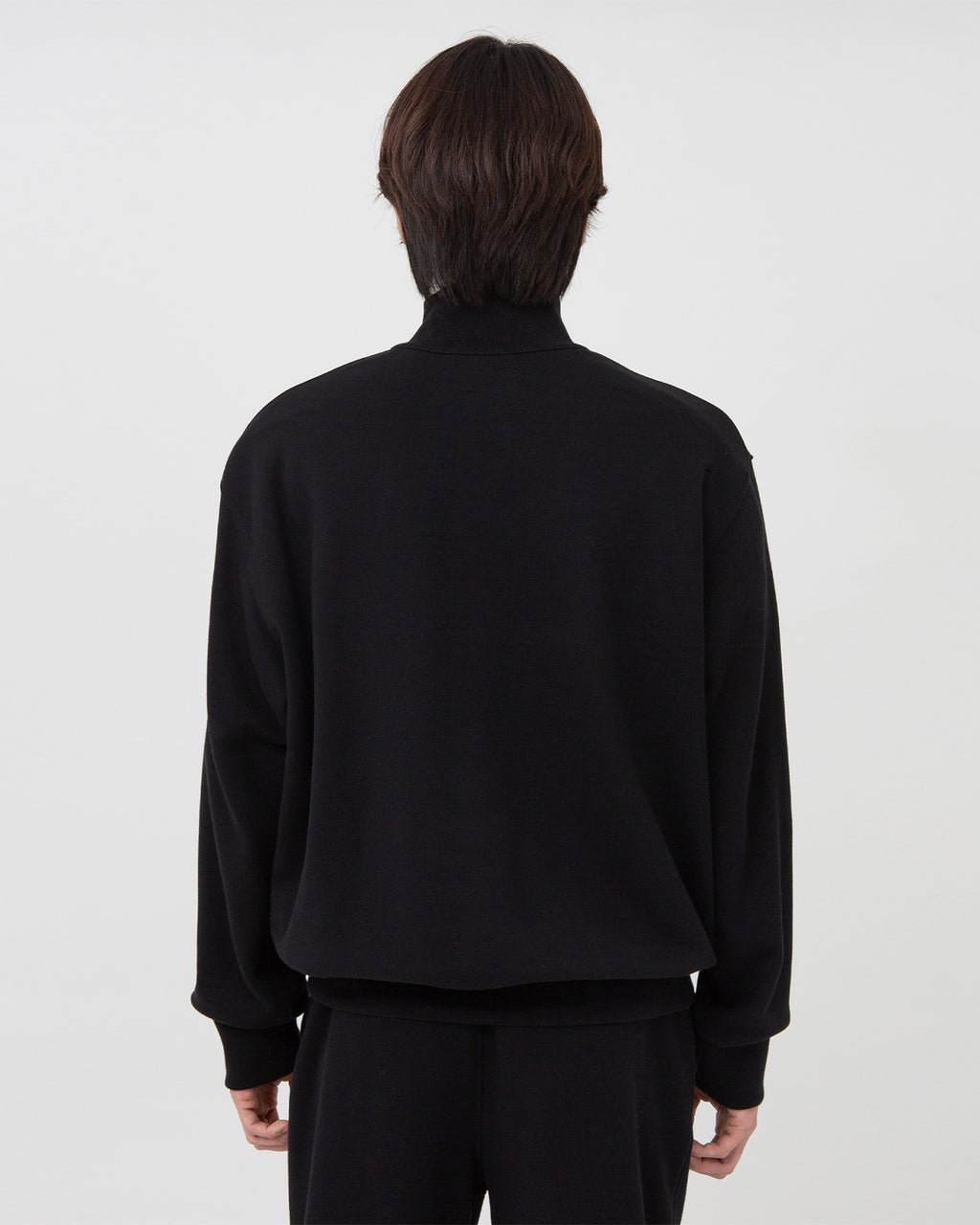 Brownyard - Soft Sweat Half Zip Up (Black) product image 2 | TRAB K-Fashion Australia
