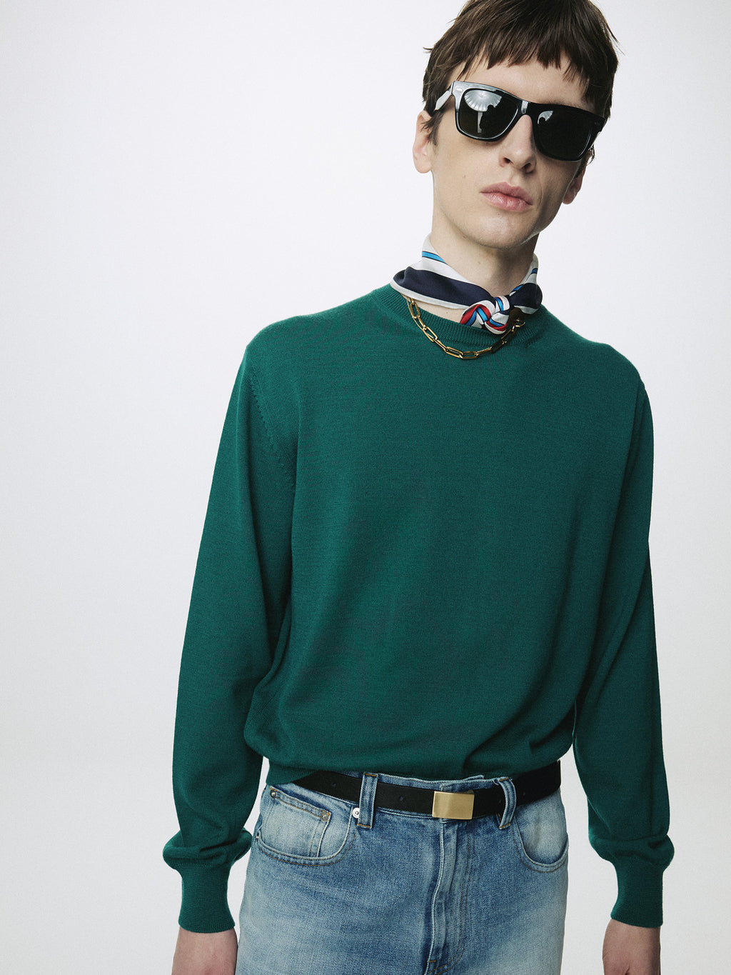 Tonywack - Spring Wool Crew Neck Knit (Sea Green) product image 9 | TRAB K-Fashion Australia