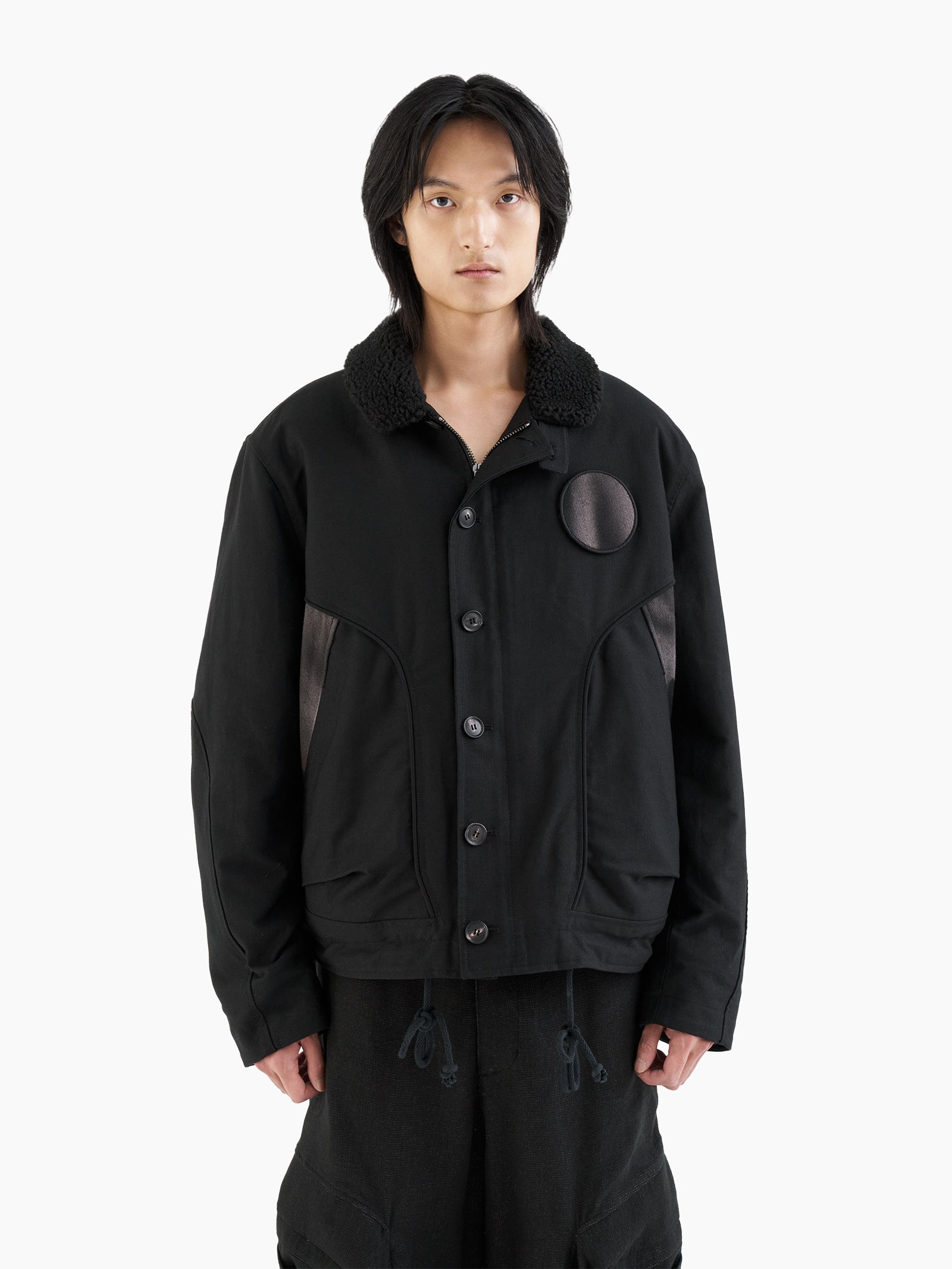 Jiyong Kim - Sun-Bleached Deck Jacket (Black) product image 2 | TRAB K-Fashion Australia