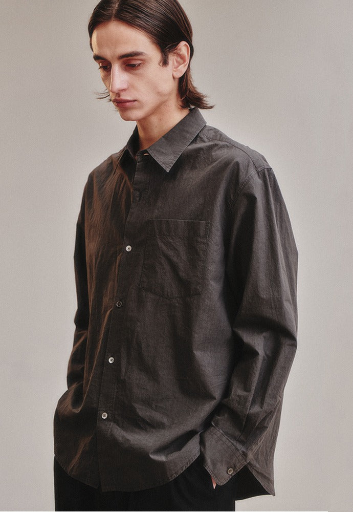 Art if acts - Sunny Dry Typewriter Shirt (Faded Black) product image 1 | TRAB K-Fashion Australia