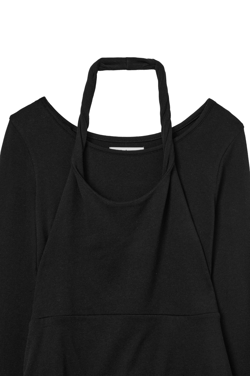Deinet - Layered Halter Neck Long Sleeve (Black) product image 12 | TRAB K-Fashion Australia