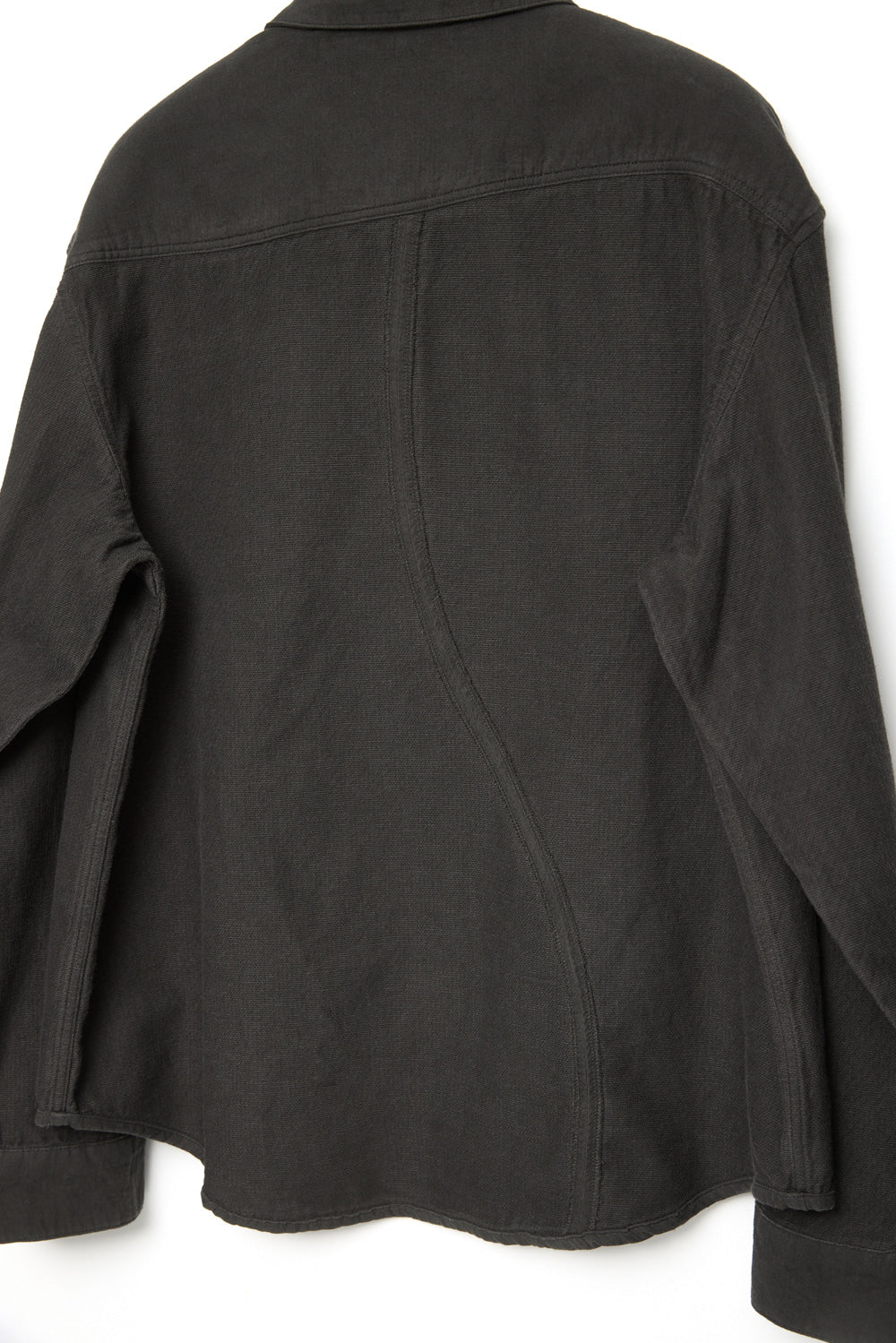 Hatchingroom - Reverse Western Shirt Gauze (Over Dyed Green Charcoal) product image 4 | TRAB K-Fashion Australia