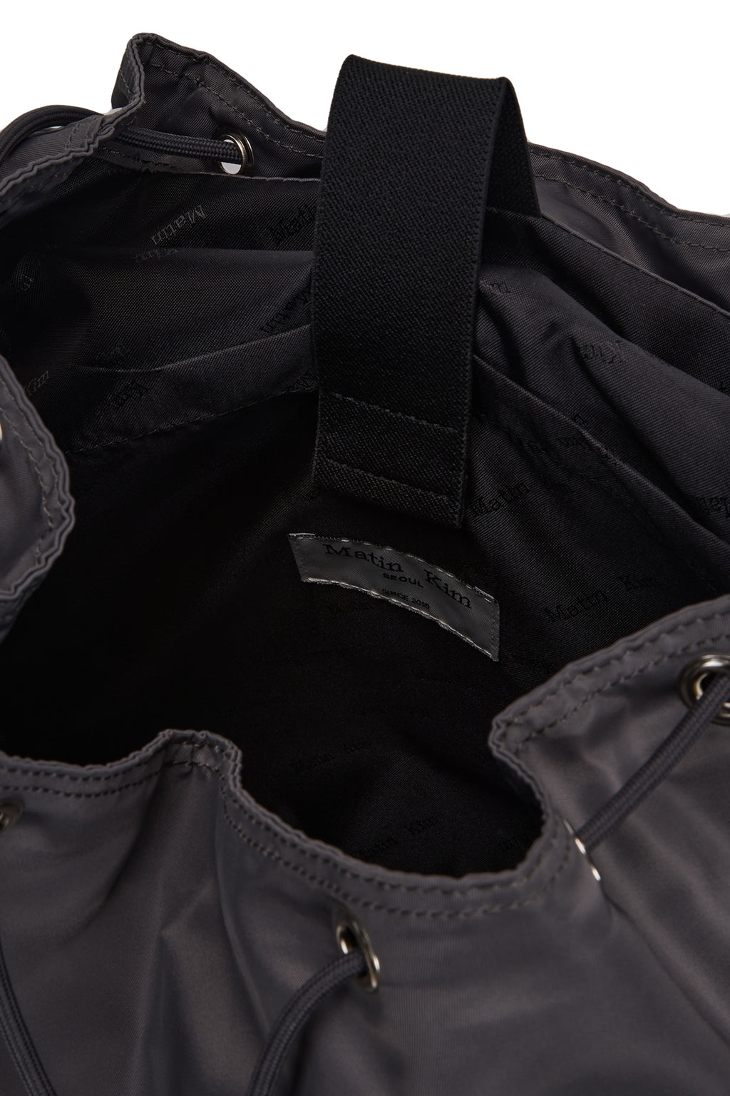 Matin Kim - Matin Pocket Utility Large Back Pack (Charcoal) product image 4 | TRAB K-Fashion Australia