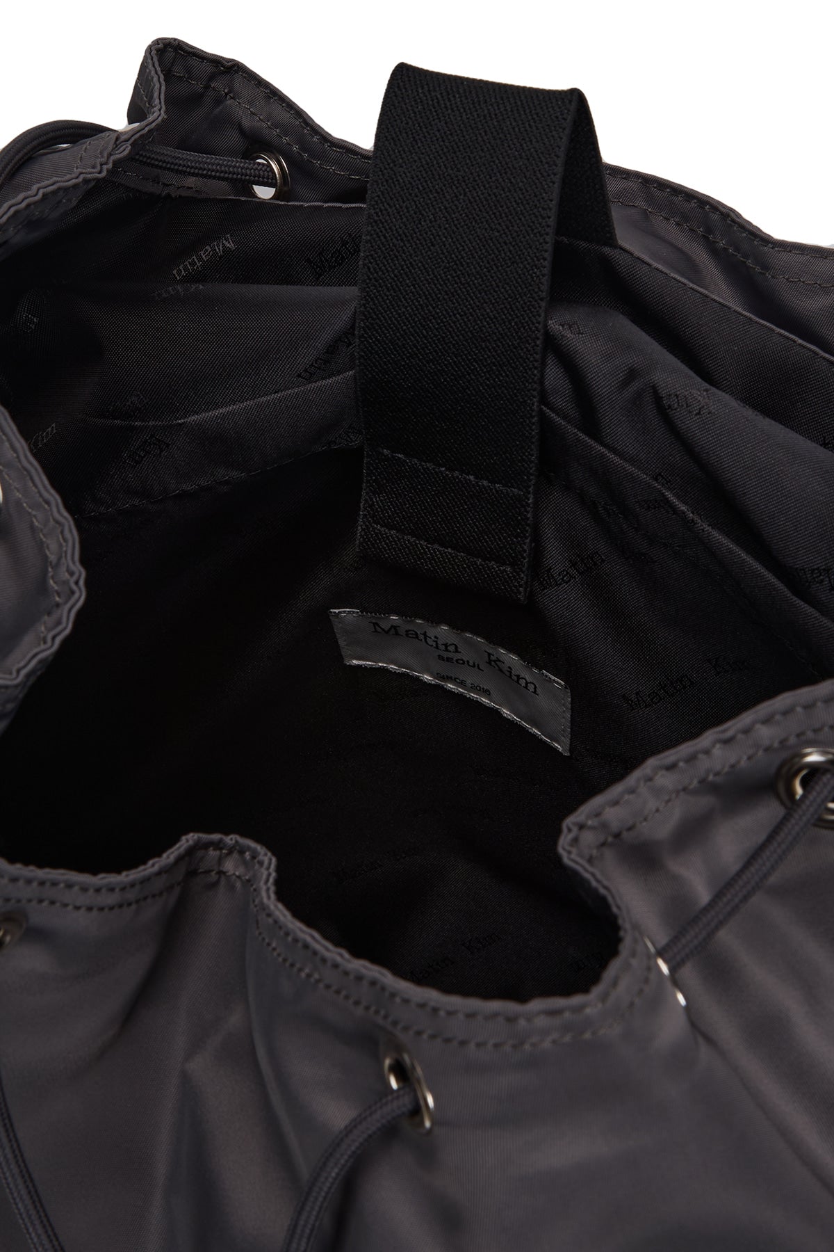 Matin Kim - Matin Pocket Utility Large Back Pack (Charcoal) product image 4 | TRAB K-Fashion Australia