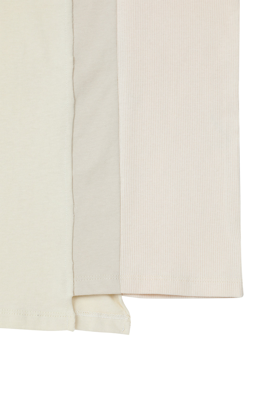 Deinet - Contrast T-Shirt (Beige) product image 5 | TRAB K-Fashion Australia