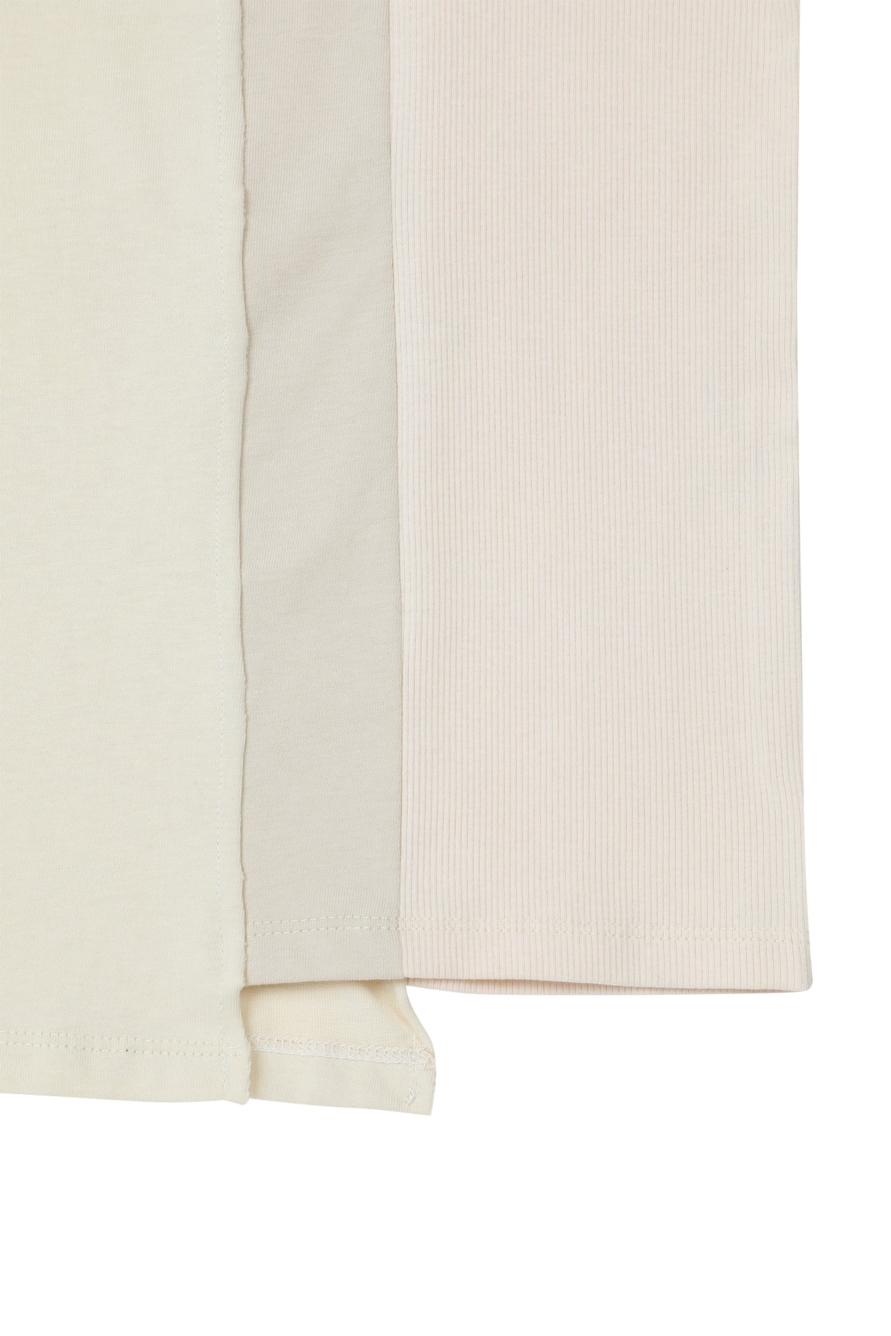 Deinet - Contrast T-Shirt (Beige) product image 5 | TRAB K-Fashion Australia