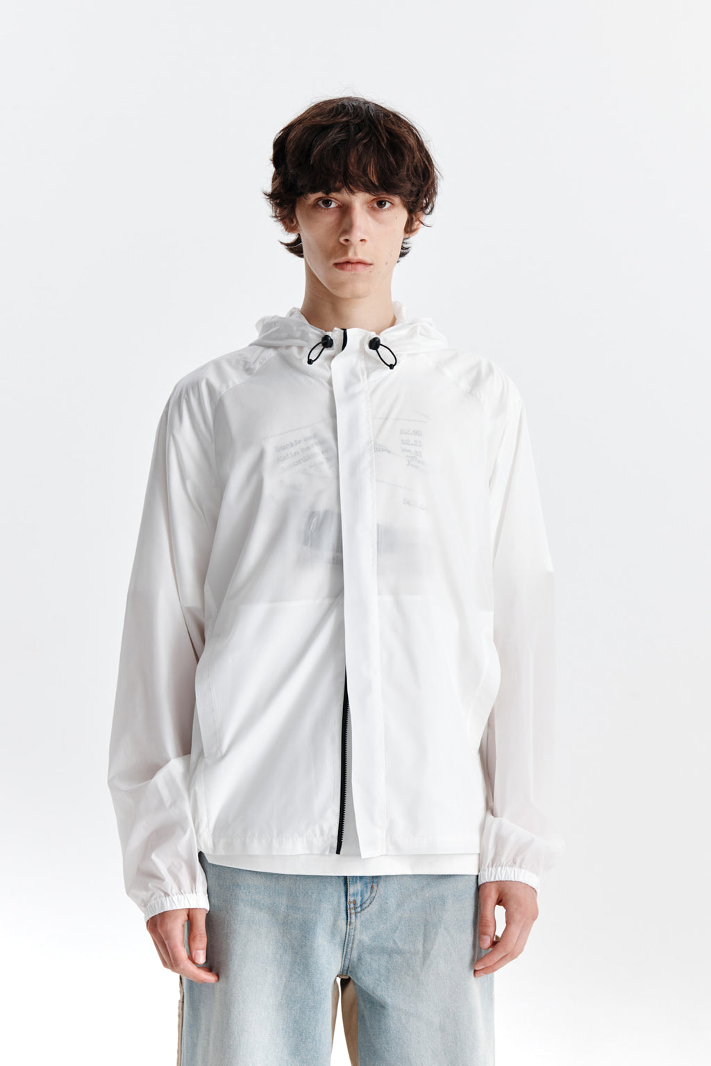 Matin Kim - Light Hoody Windbreaker (White) product image 5 | TRAB K-Fashion Australia