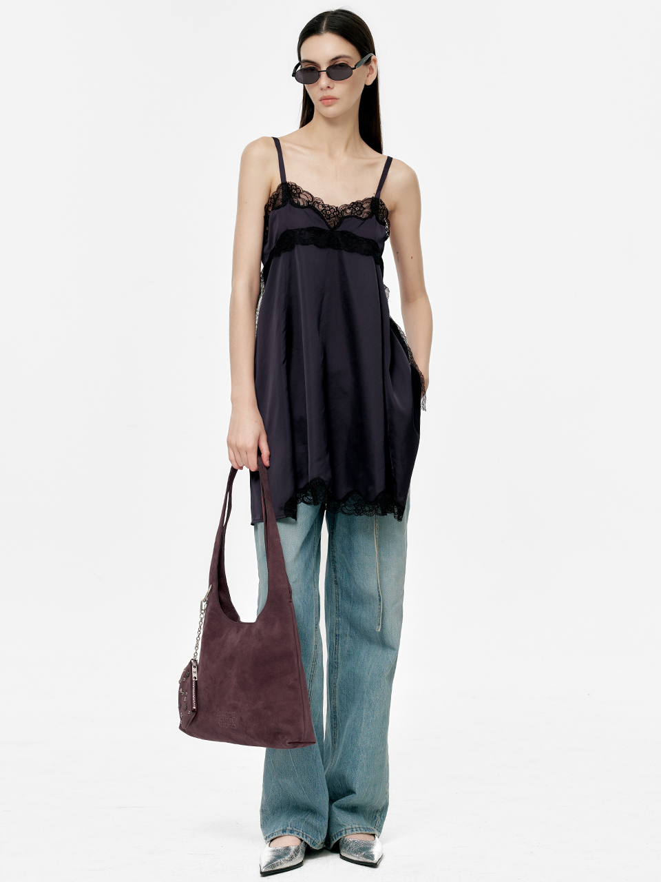 Marge Sherwood - Halter Hobo Large (Wine Nubuck) product image 3 | TRAB K-Fashion Australia