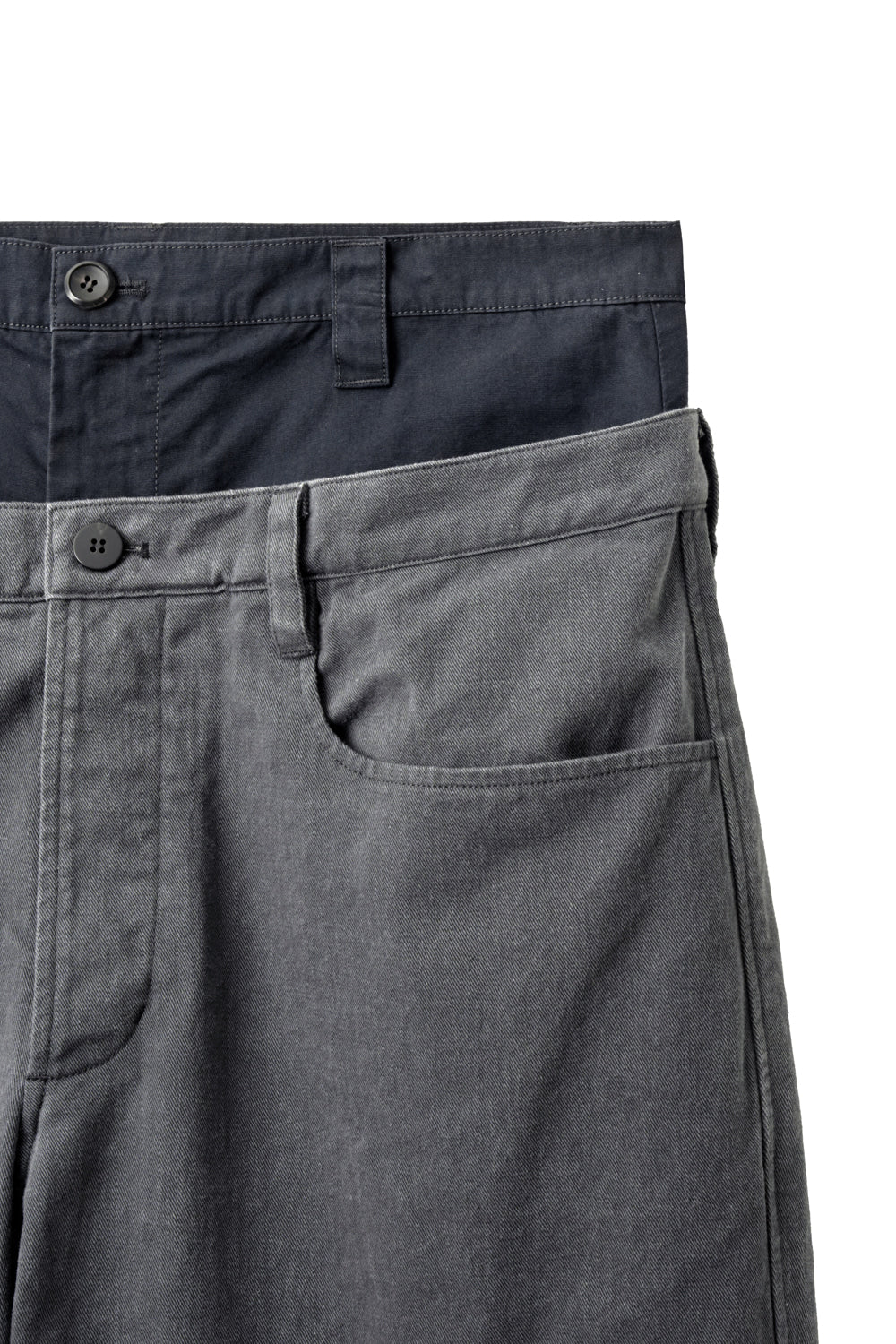Hatchingroom - Double Waist Pants (Charcoal) product image 4 | TRAB K-Fashion Australia
