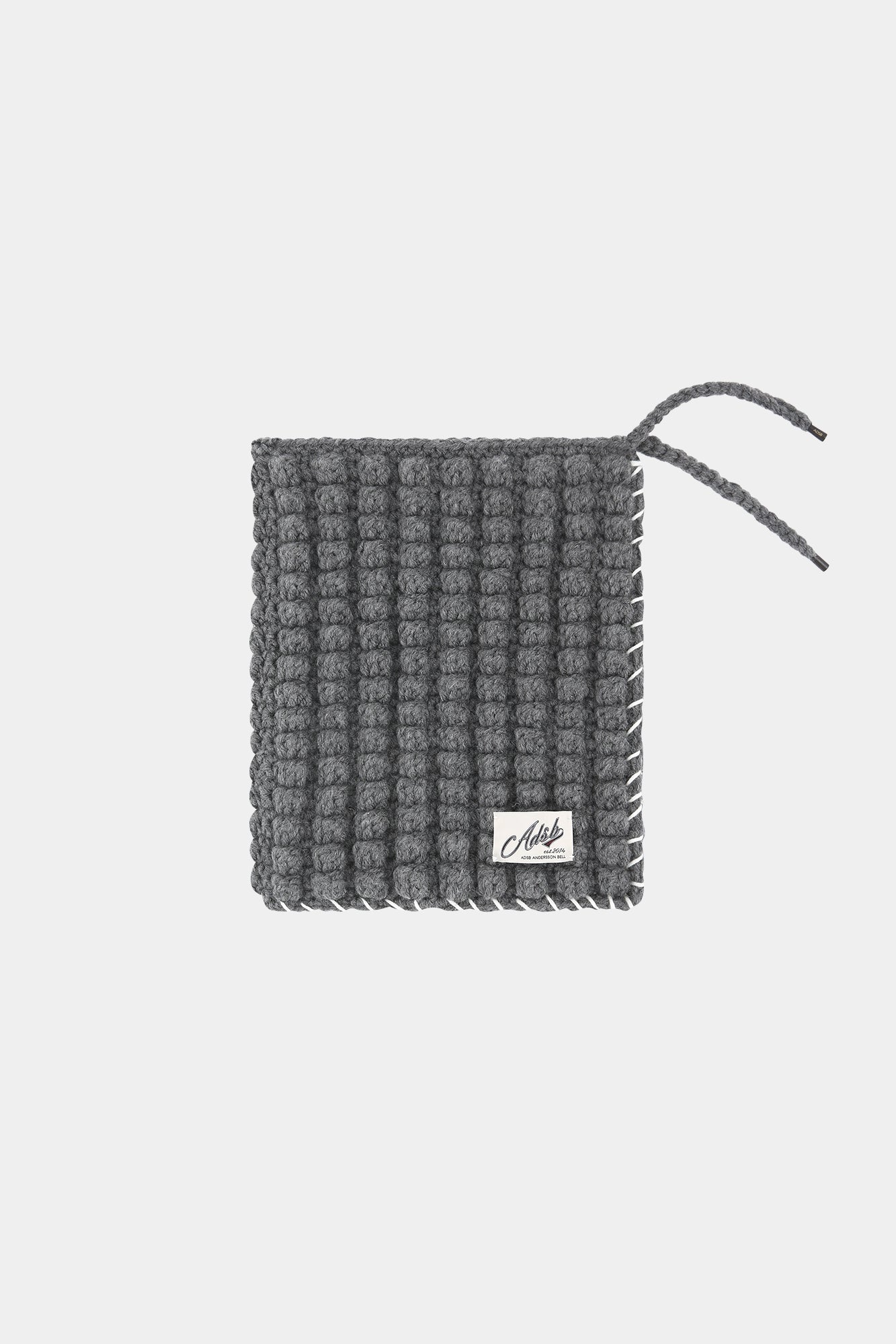 Andersson Bell - Chunky Wool-Blend Hand Knitted Scarf (Grey) product image 9 | TRAB K-Fashion Australia