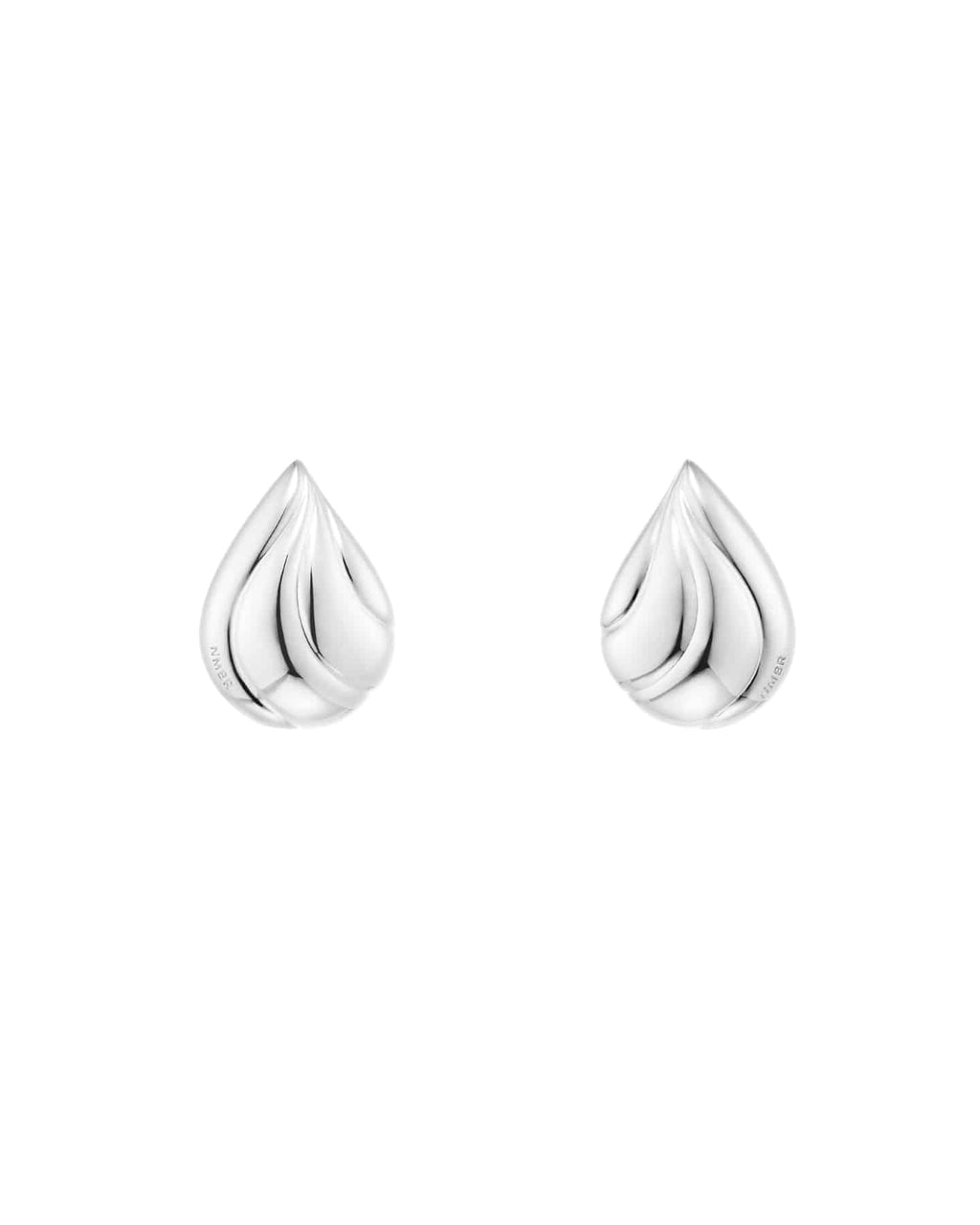 Numbering - Wavy Teardrop Stud Earrings #5135 product image 6 | TRAB K-Fashion Australia