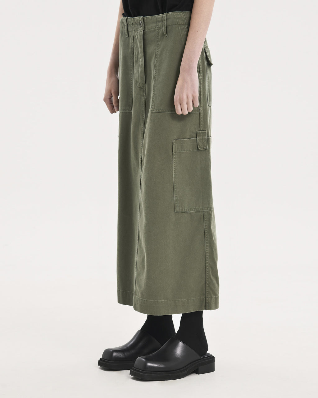 Brownyard - Fatigue Skirt (Olive) product image 2 | TRAB K-Fashion Australia