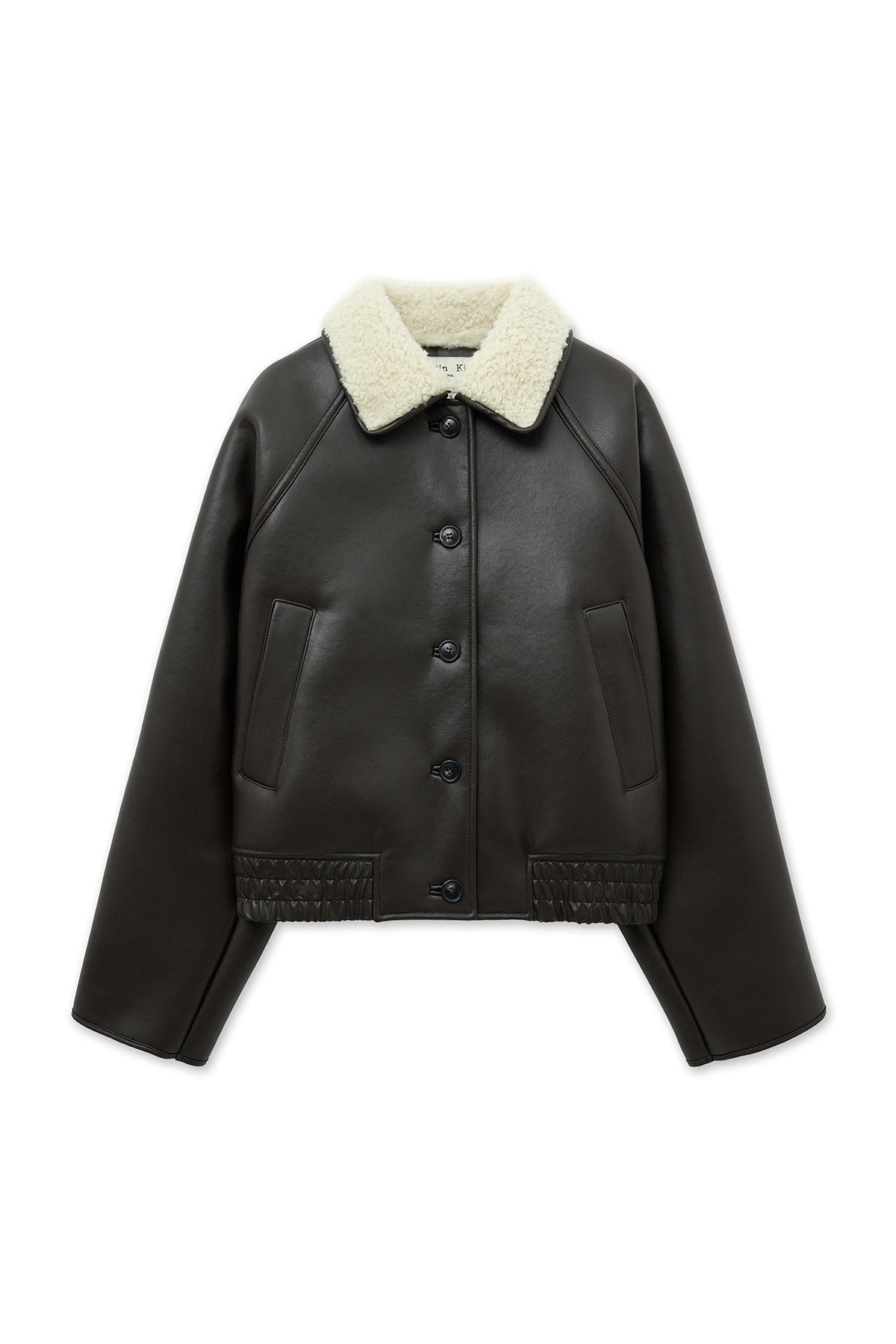 Matin Kim - Fur Collar Mustang Jumper (Dark Brown) product image 2 | TRAB K-Fashion Australia