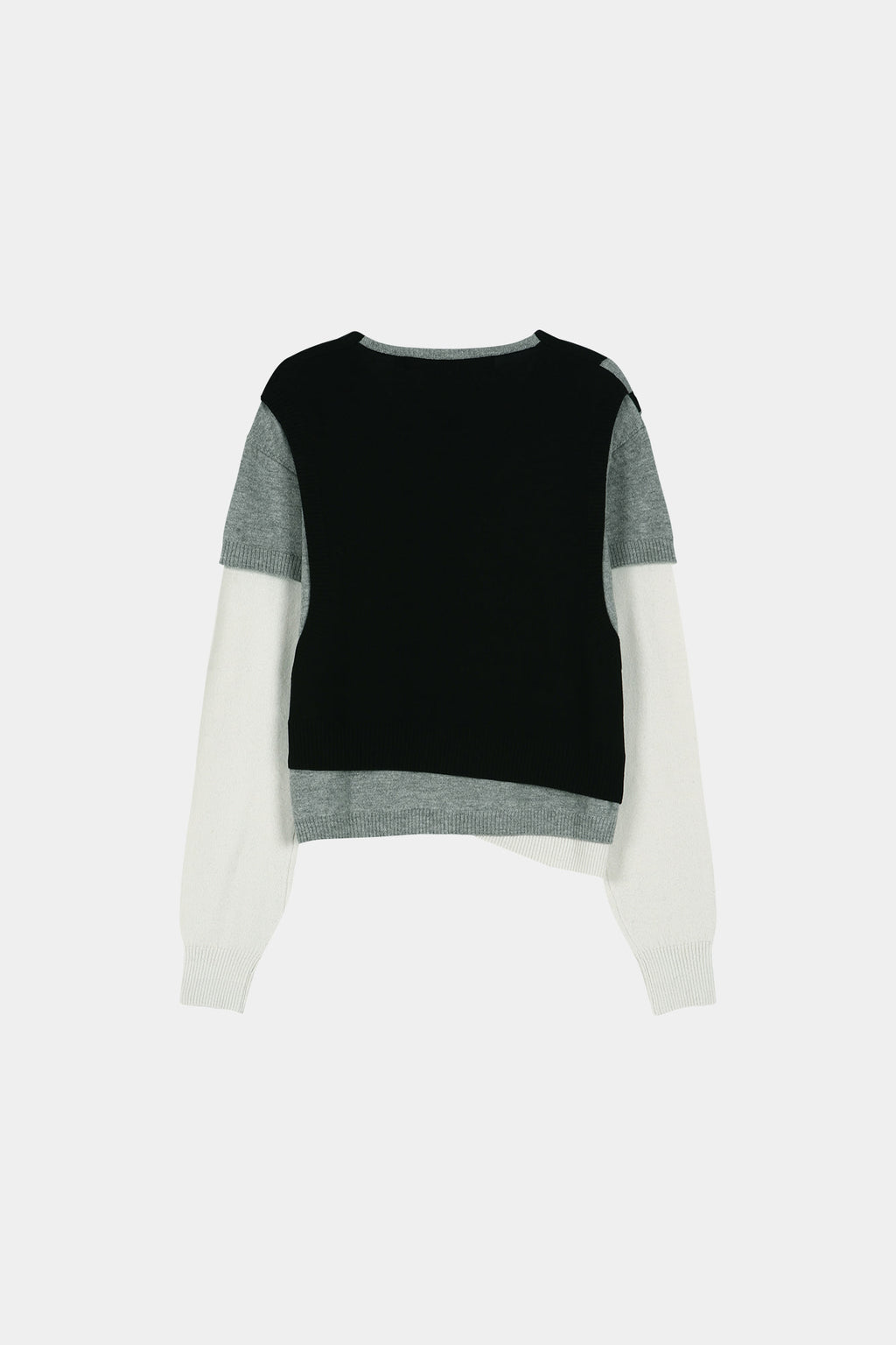 Andersson Bell - Tres Over Layered Sweater (Black) product image 12 | TRAB K-Fashion Australia
