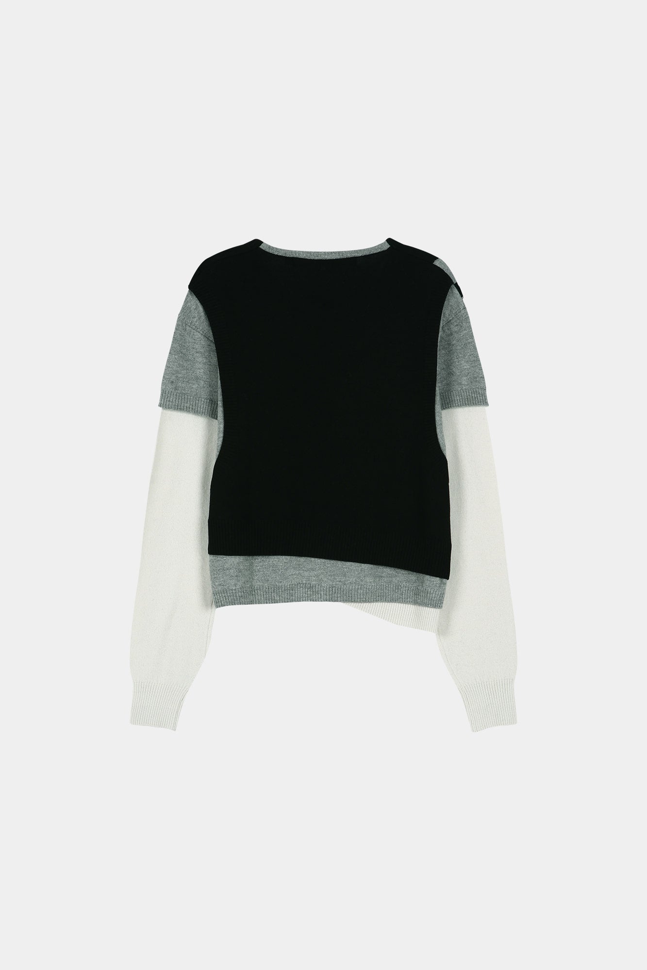 Andersson Bell - Tres Over Layered Sweater (Black) product image 12 | TRAB K-Fashion Australia