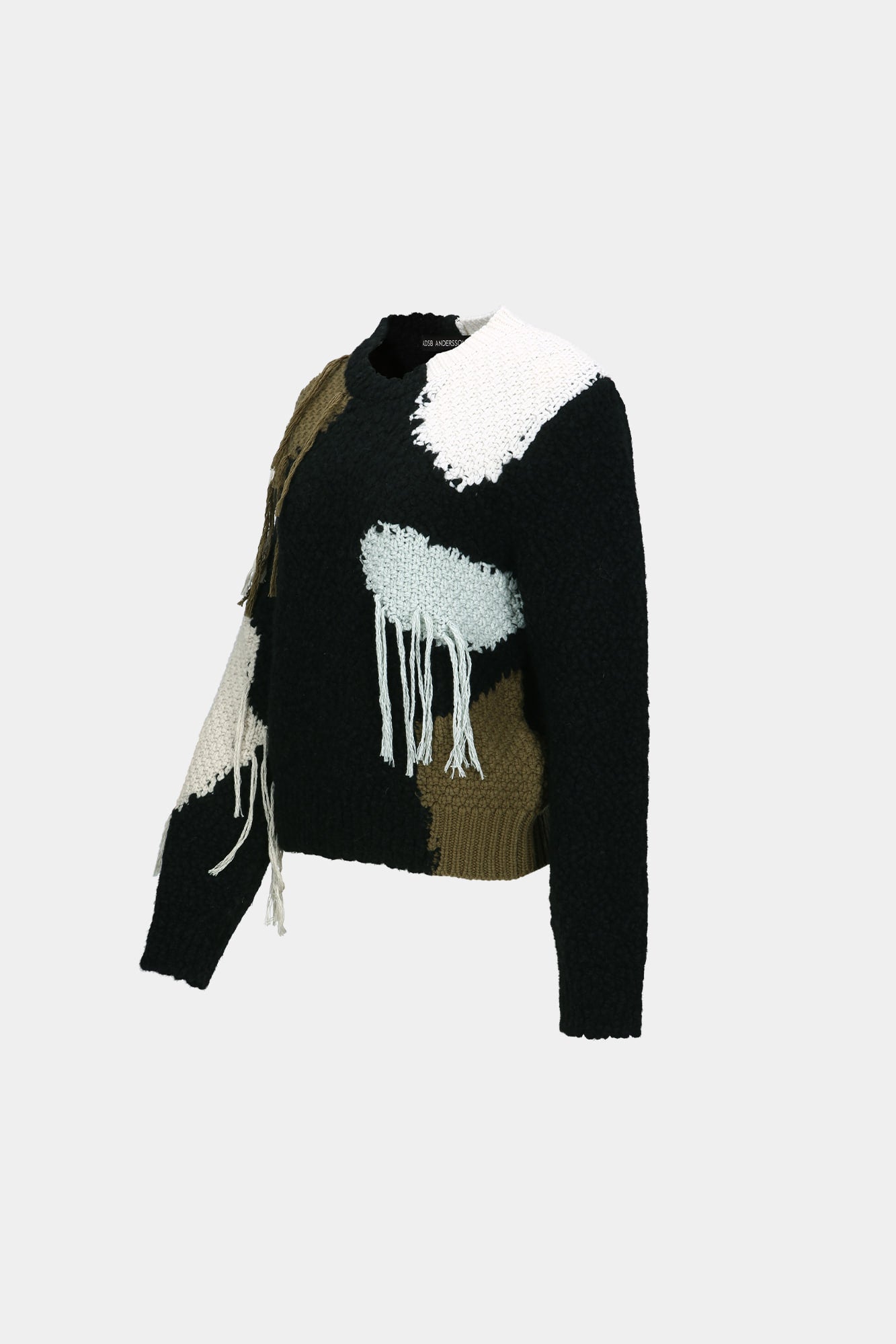 Andersson Bell - Sylvia Abstract Patchwork Sweater (Black) product image 7 | TRAB K-Fashion Australia
