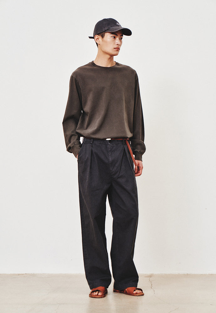 Art if acts - Garment Dyed Long Sleeve (Charcoal) product image 5 | TRAB K-Fashion Australia