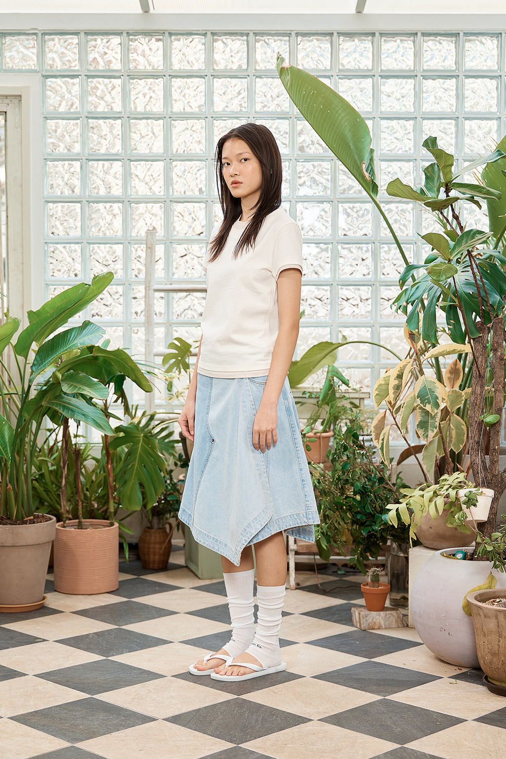 Matin Kim - Color Point Layered Top (Ivory) product image 6 | TRAB K-Fashion Australia