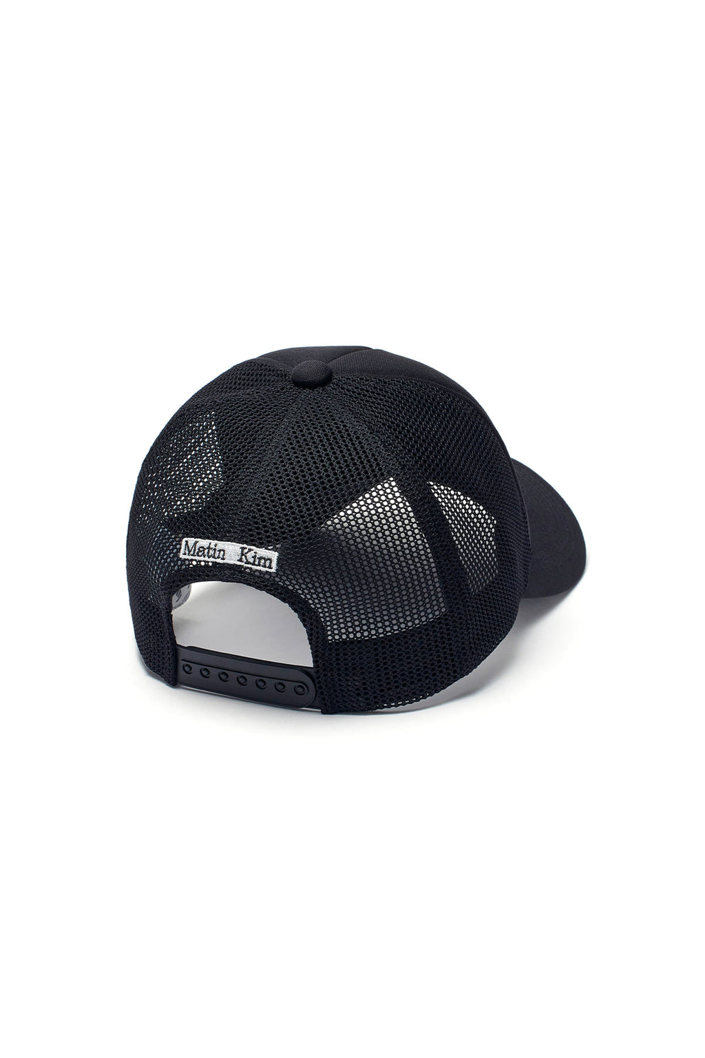 Matin Kim - Matin Mesh Trucker Ball Cap (Black) product image 3 | TRAB K-Fashion Australia